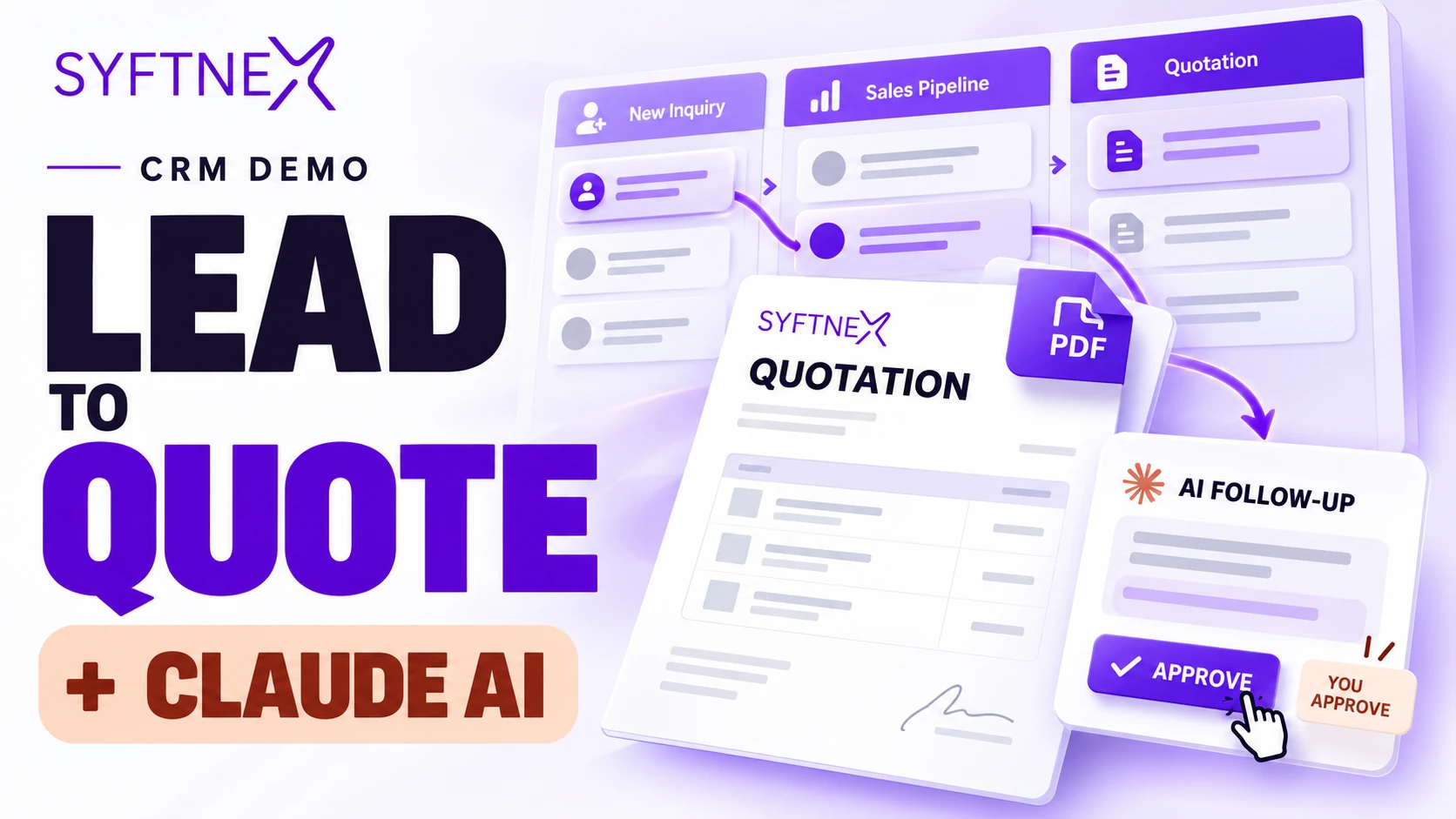 Syftnex Lead-to-Quote AI CRM with Claude